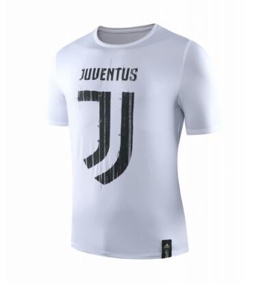 Camiseta de fútbol de entrenamiento de la Juventus 2019-2020 blanca